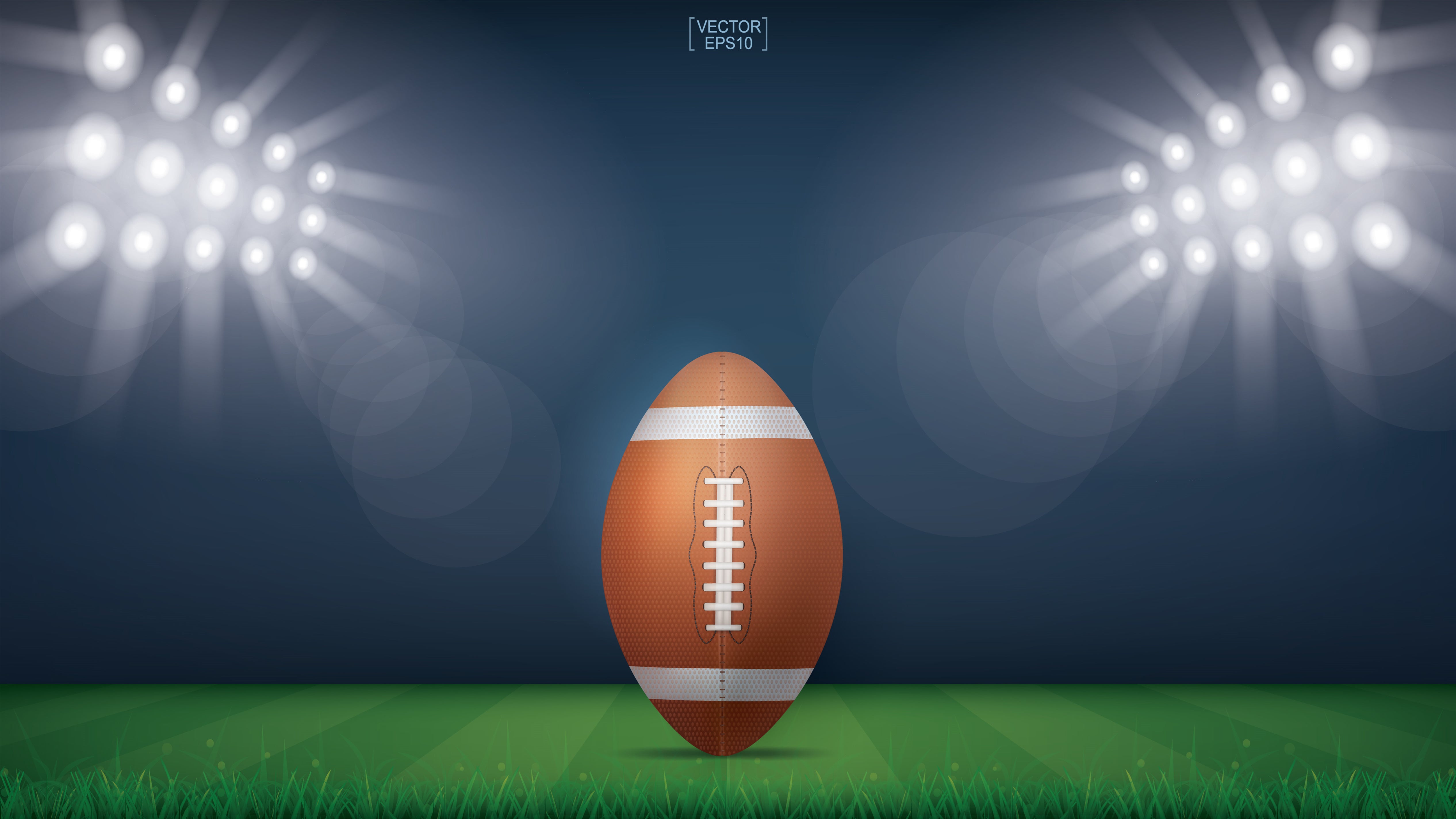 stadium with lights
