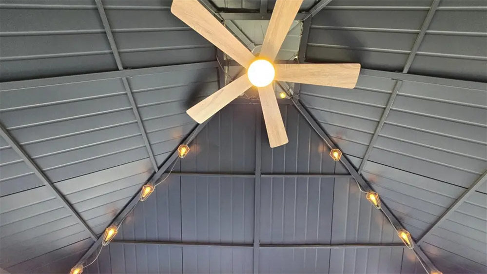 outdoor ceiling fan with light