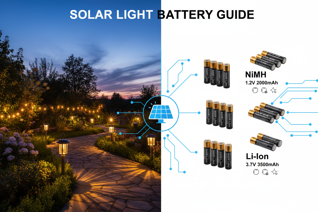 Best AA Batteries for Solar Lights: Complete 2026 Guide to Rechargeable Batteries for Outdoor Solar Lighting