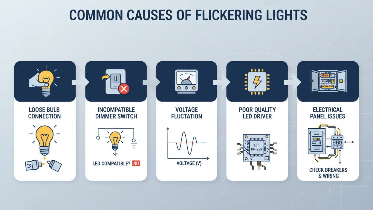 How to Fix Flickering Lights: Complete Guide to Solving LED and Outdoor Lighting Issues