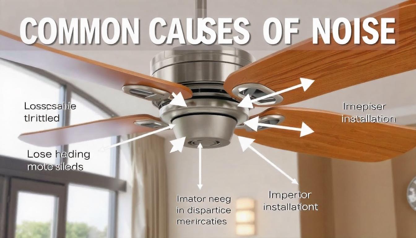 Ceiling Fan Making Noise: Quick Fixes to Stop the Annoyance