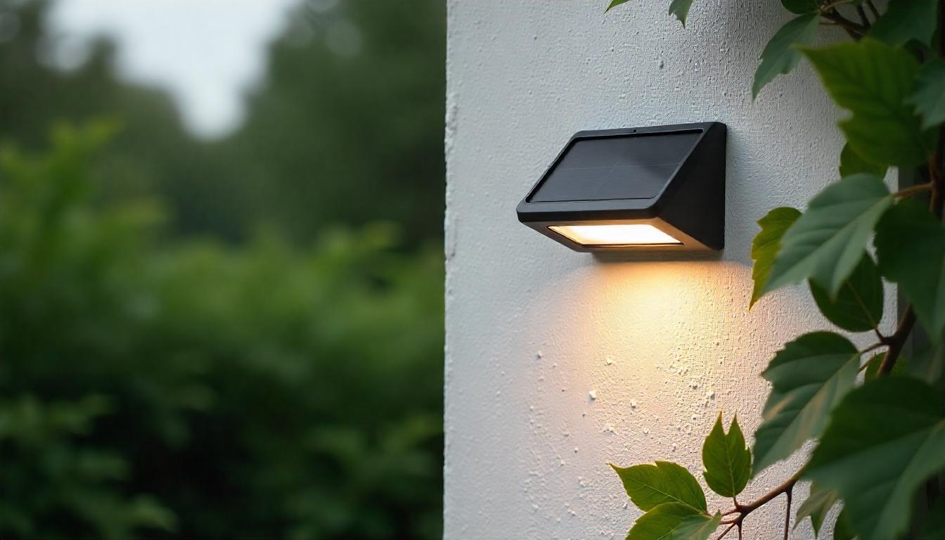 solar wall light