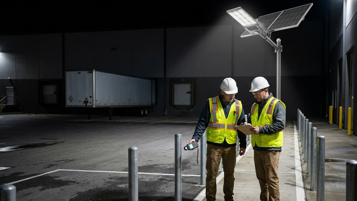 Lighting Up 4,500 Sq. Ft. Logistics Hubs: Can One SZ400 Replace Multiple Standard Solar Lights?