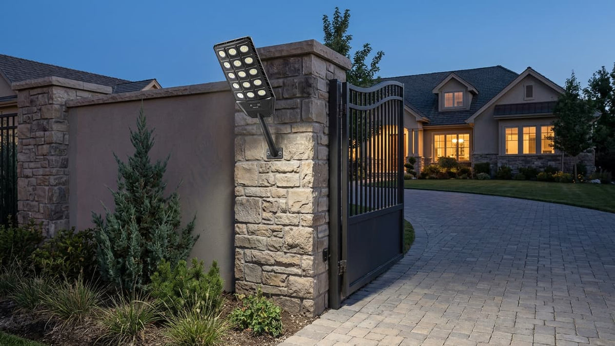 Dusk-to-Dawn Pathway Security: Deploying HY015 Monocrystalline Solar Luminaires