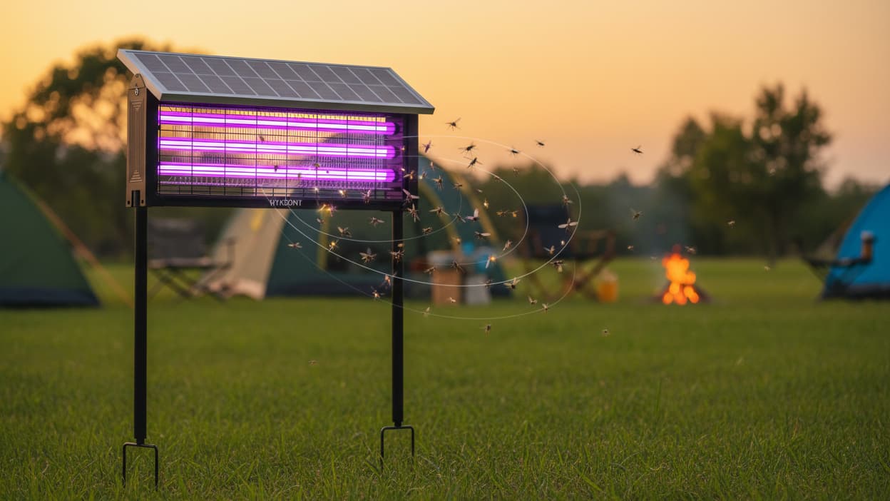 No Power? No Problem. The Off-Grid Solar Mosquito Killer Lamp That Actually Works at Camp