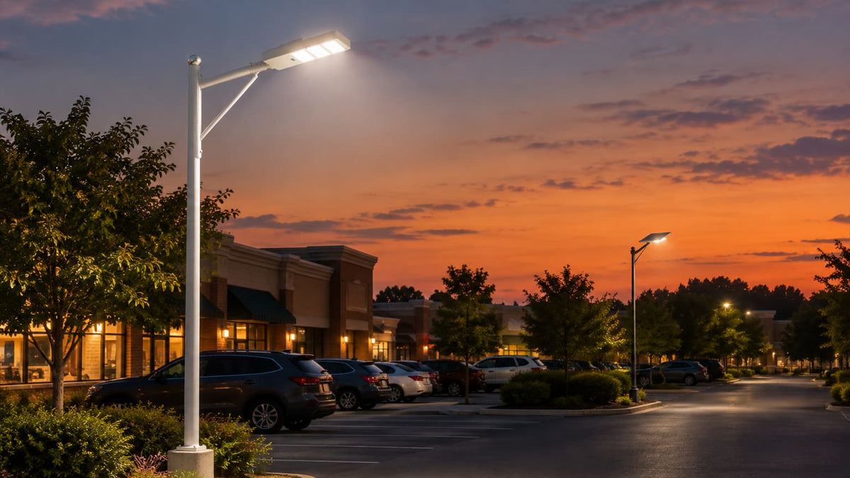 How Many Solar Street Lights Do I Need for a 100-Car Parking Lot?