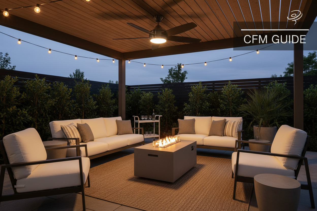 How Many CFM Do You Need For An Outdoor Ceiling Fan?