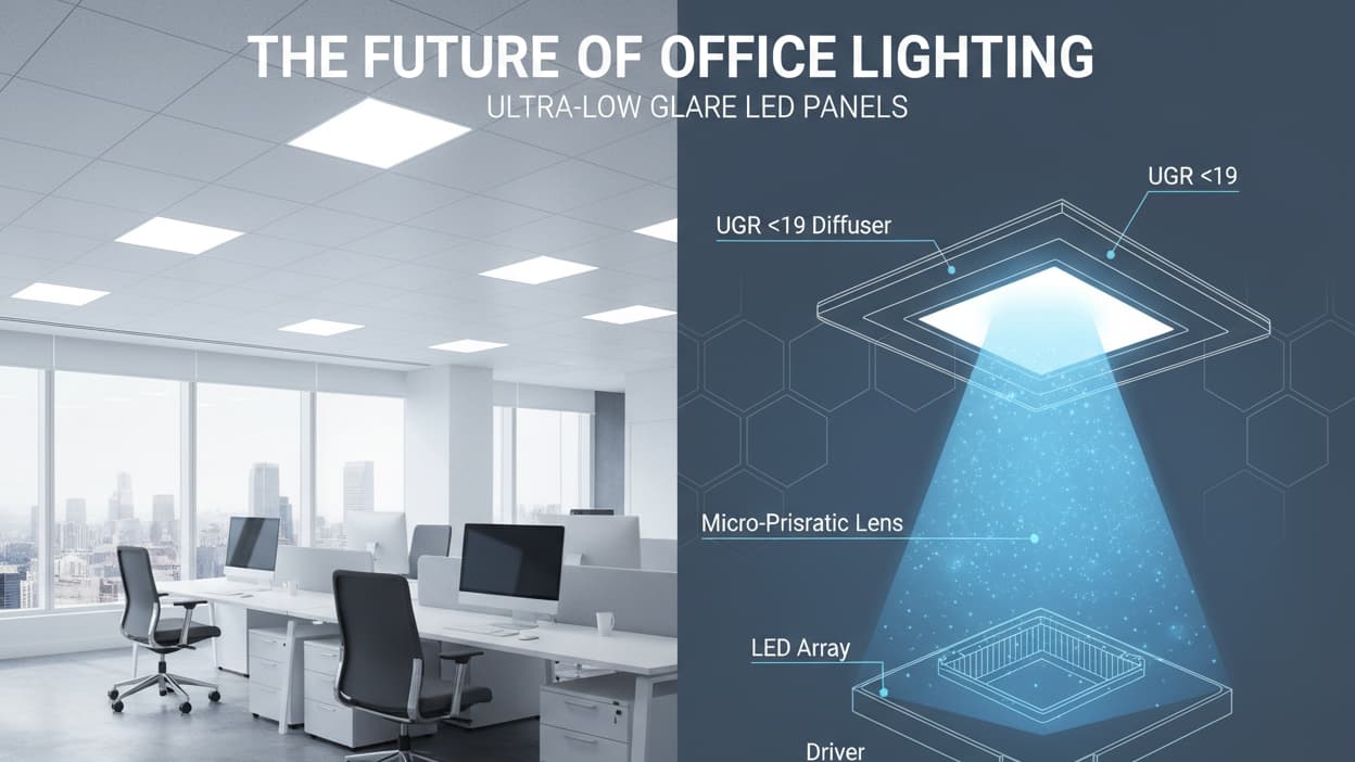 Why UGR<19 Matters: Choosing the Right LED Panel and Linear Lighting for Eye Comfort