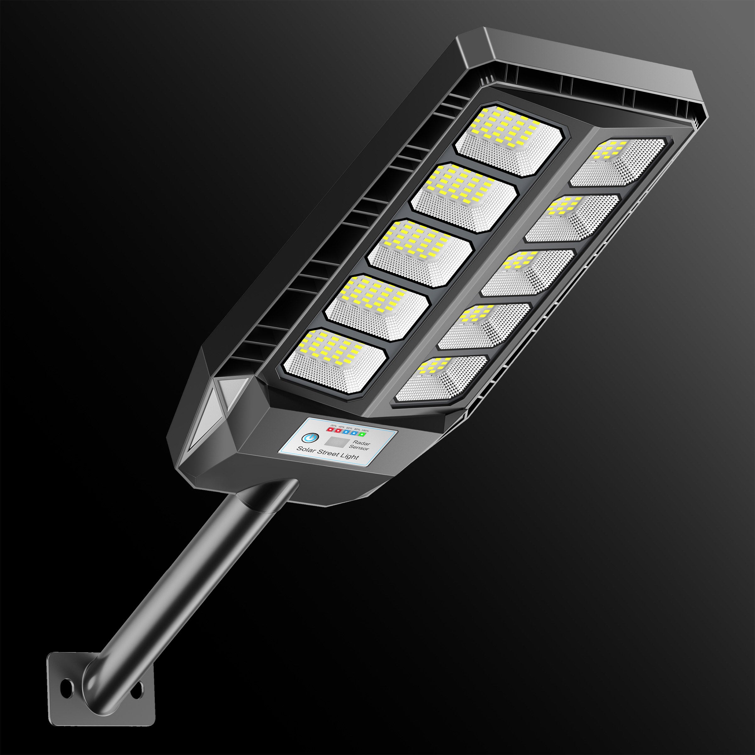Hykoont TW001 Solar Street Light Dual-Lamp Design