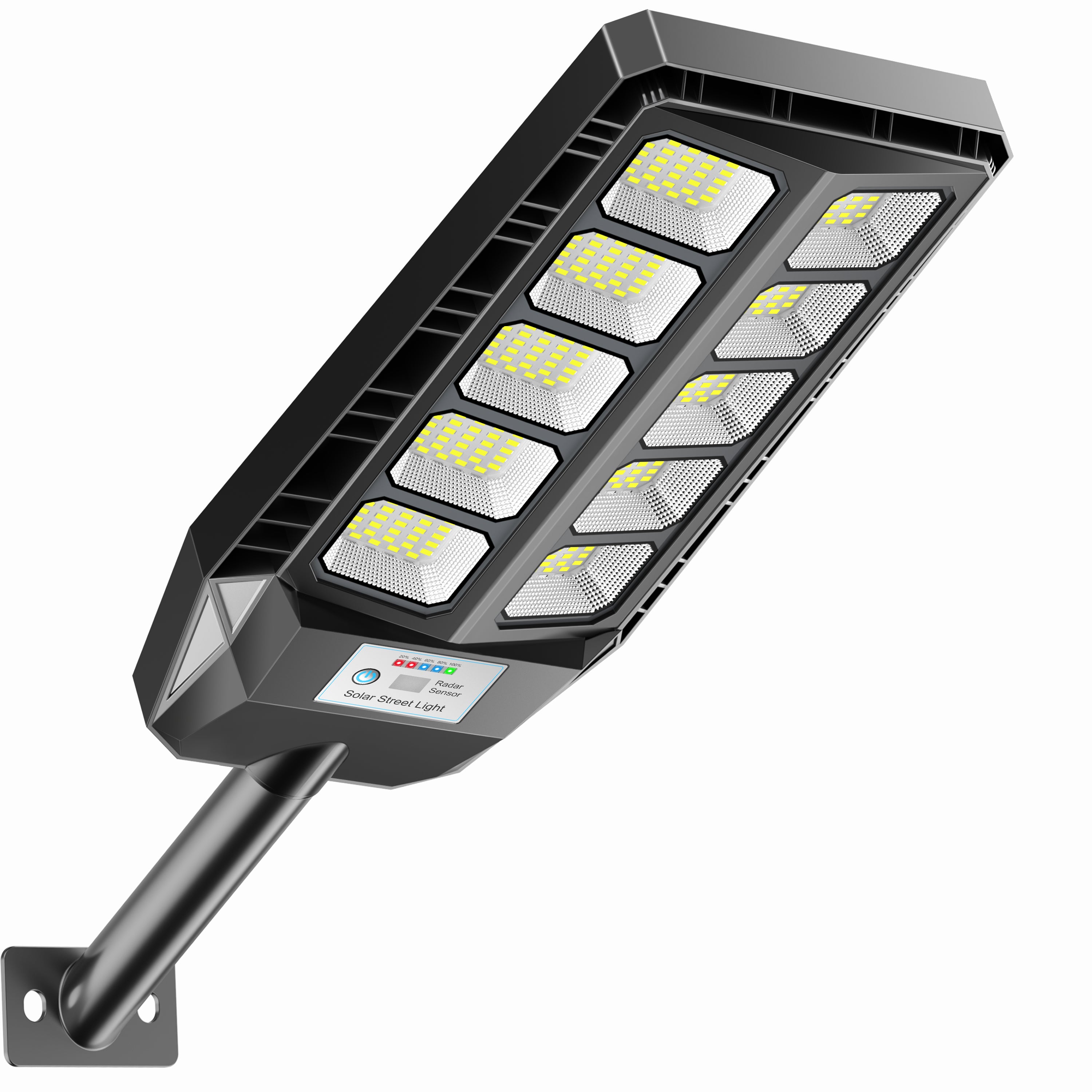 Hykoont TW001 Solar Street Light Dual-Lamp Design