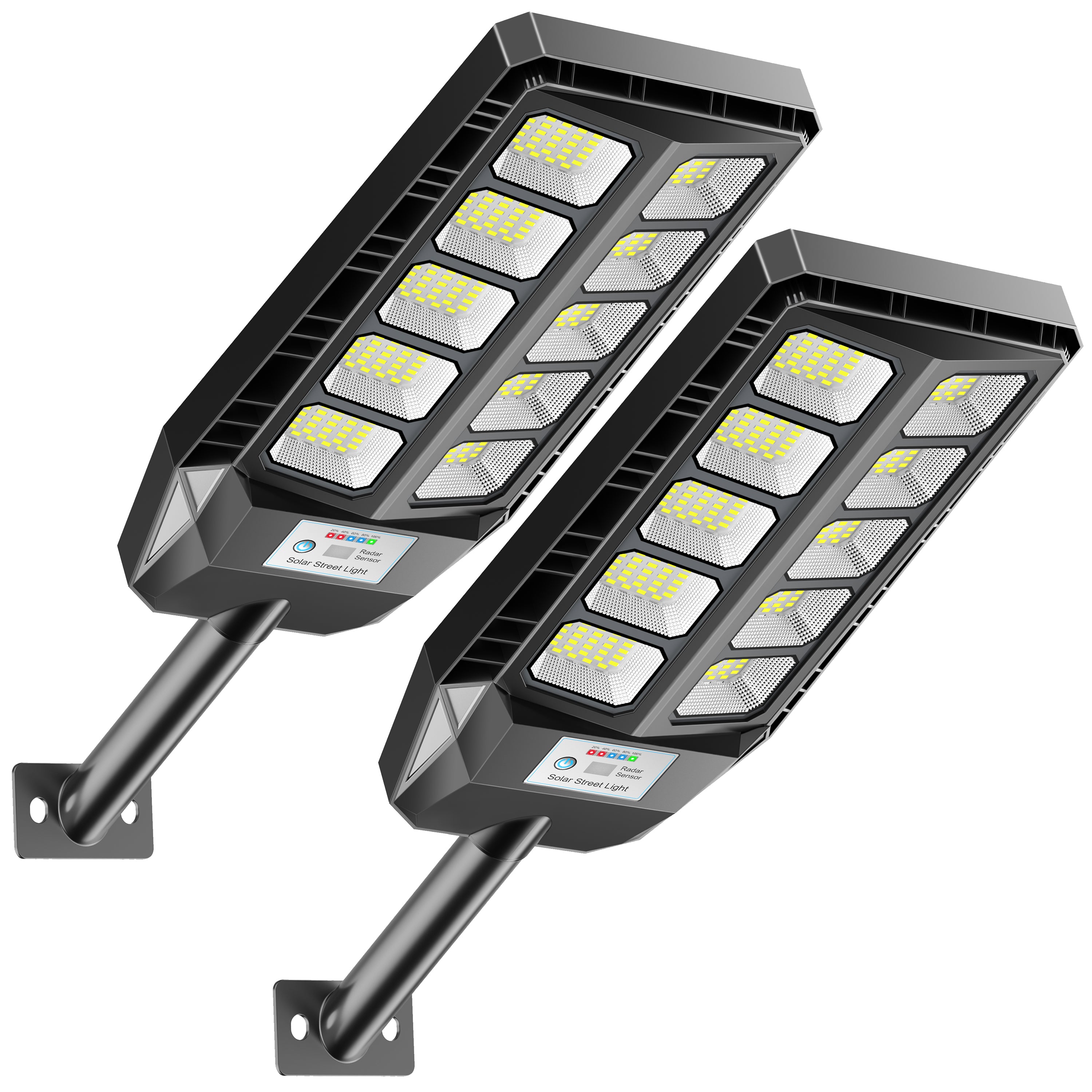 Hykoont TW001 Solar Street Light Dual-Lamp Design