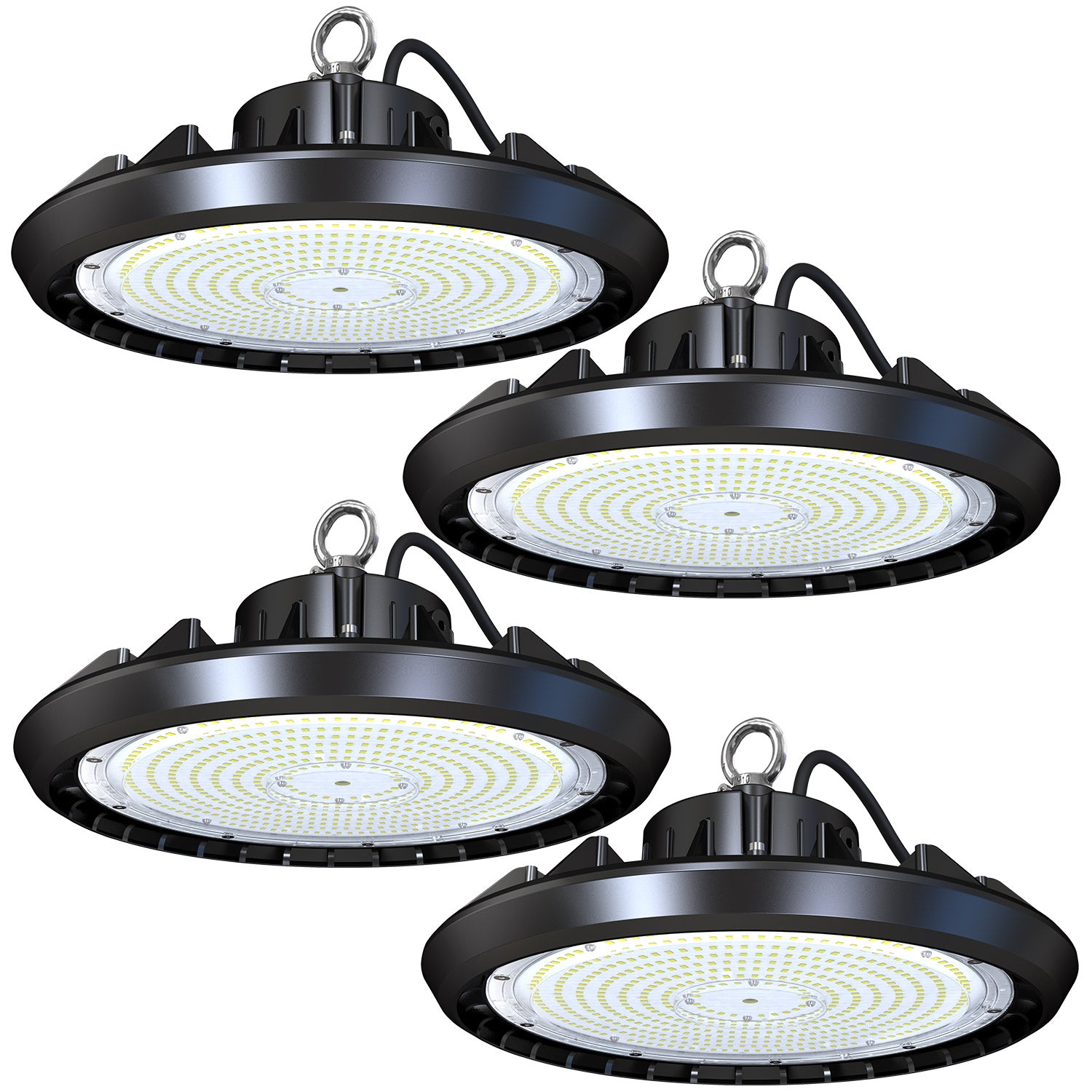 Hykoont GC377 UFO LED High Bay Lights UL DLC Certified 150/200 Watt, 4000-5000K, 150LM/W