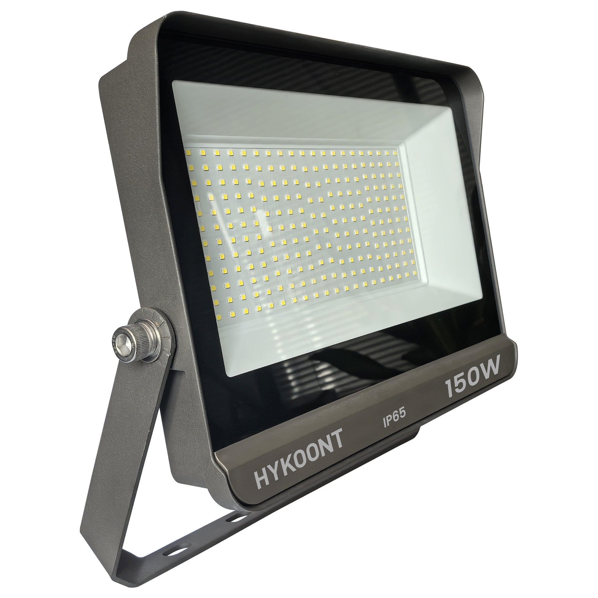 Hykoont ZF810 150W Yoke Mount Outdoor LED Flood Light with Photocell 5000K IP65 Pre-Sale