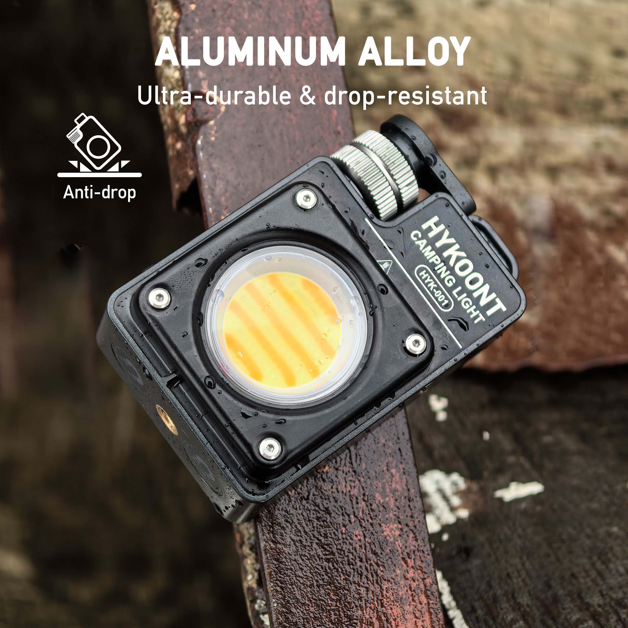 HYKOONT HYK-001 5000LM Super Bright Magnetic Camping&work Light |2700K–6900K | Waterproof & Rechargeable Flash light