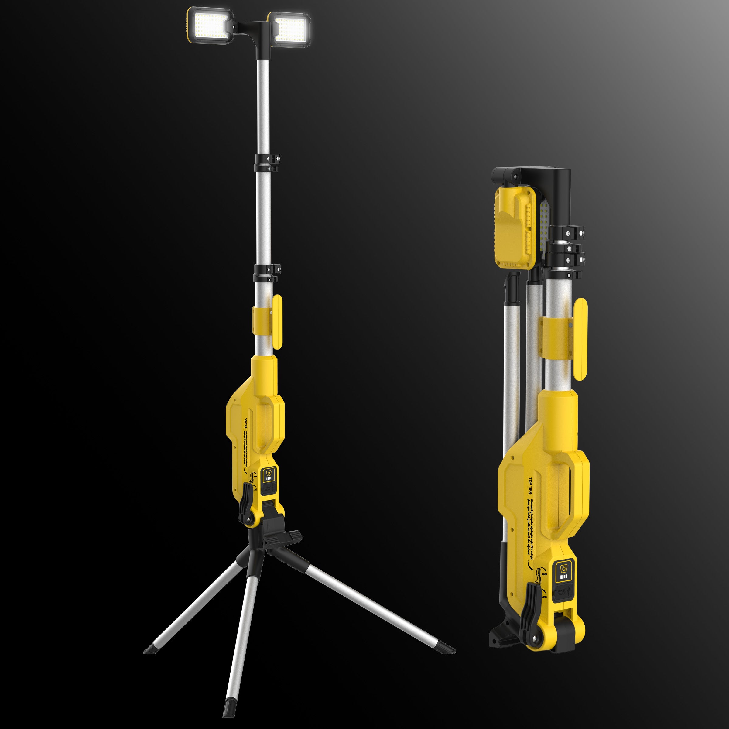 Hykoont MX5085 Multifunctional LED WorkMax Light with Power Bank 8000LM IP65 Tripod-Compatible for Outdoor and Emergency Use