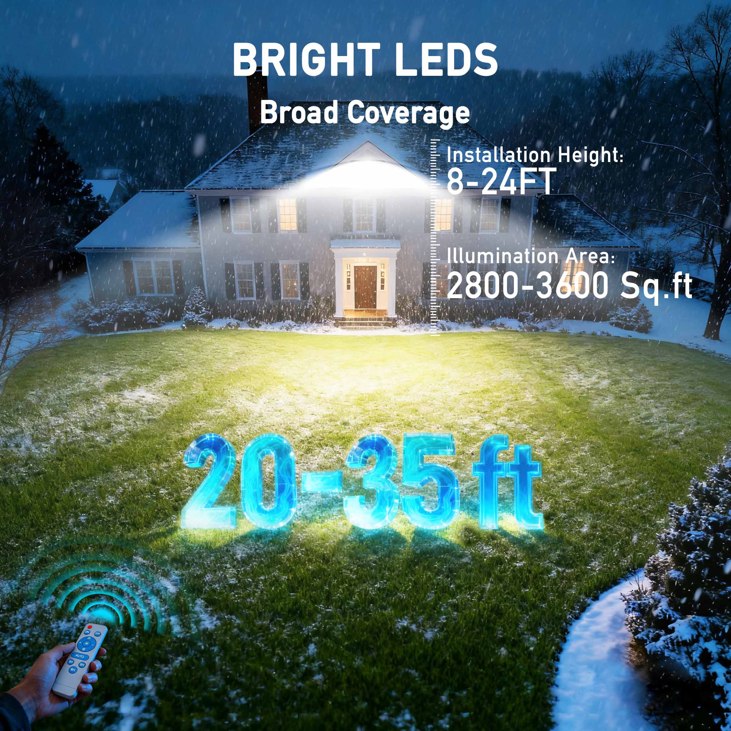 Hykoont SZ300 Commercial Solar Street Lights 400W 60000LM Mono Solar Panel with Die-Cast Aluminum