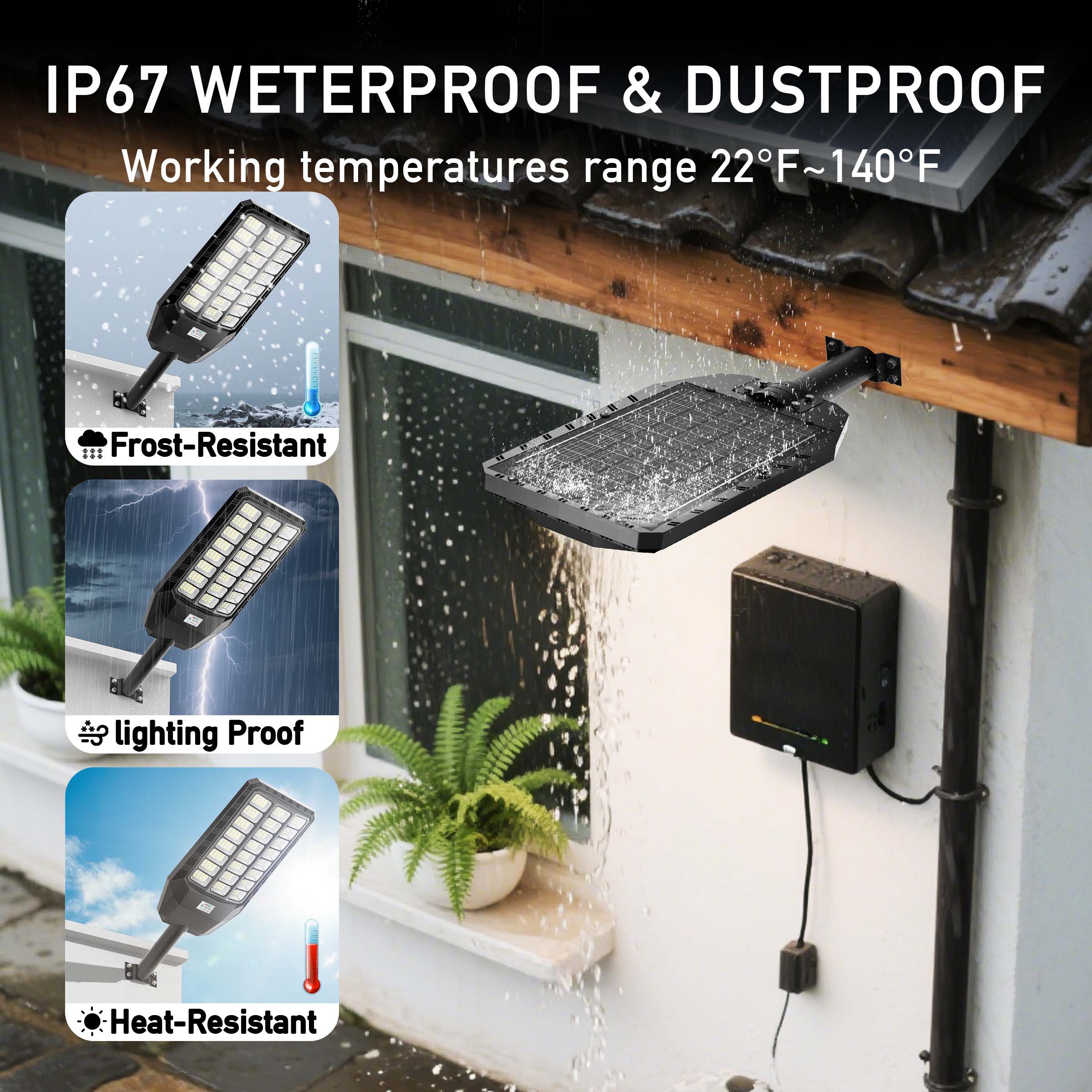 Hykoont TW024 Solar Street Light