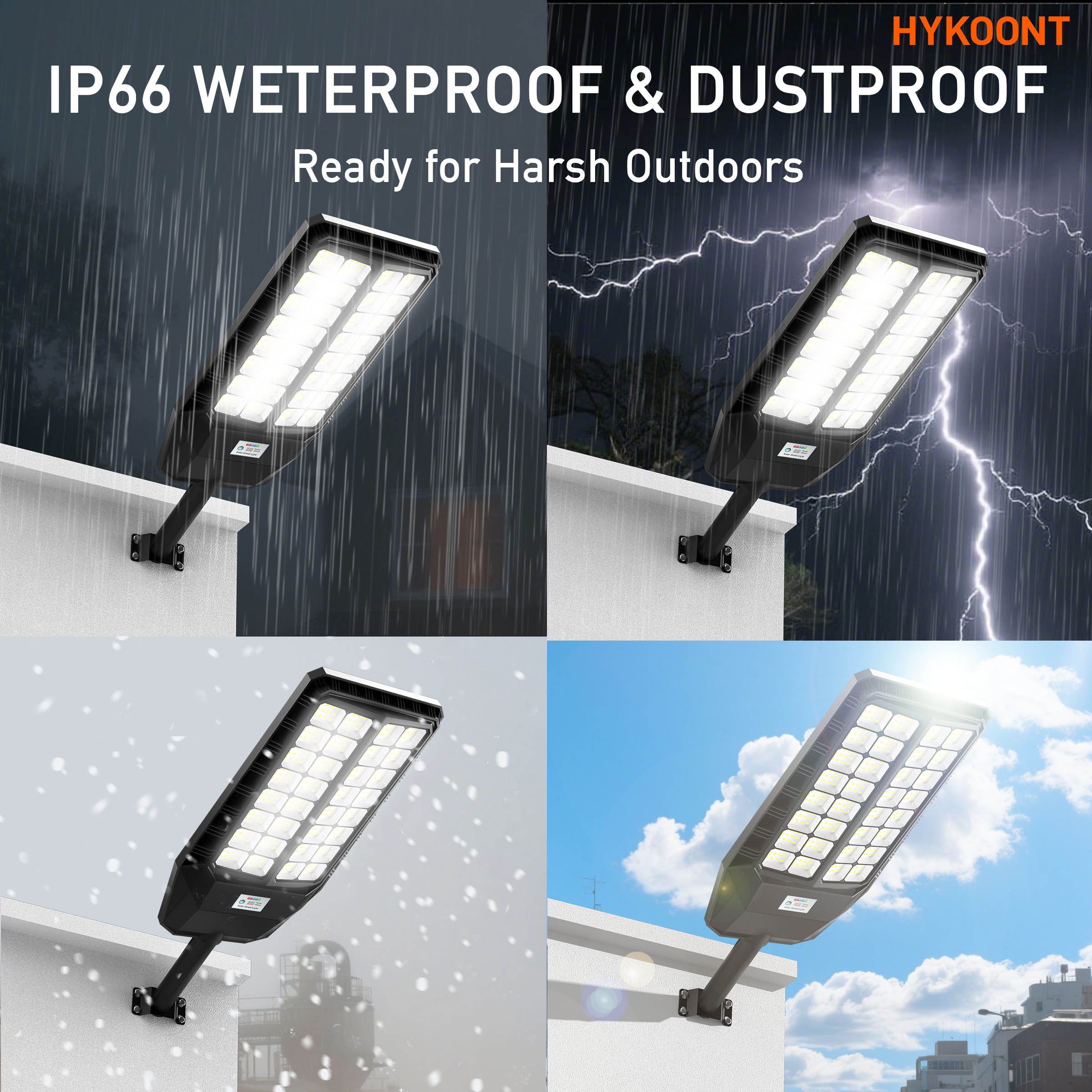 Hykoont TW032 7000W 550000LM Solar Street Light