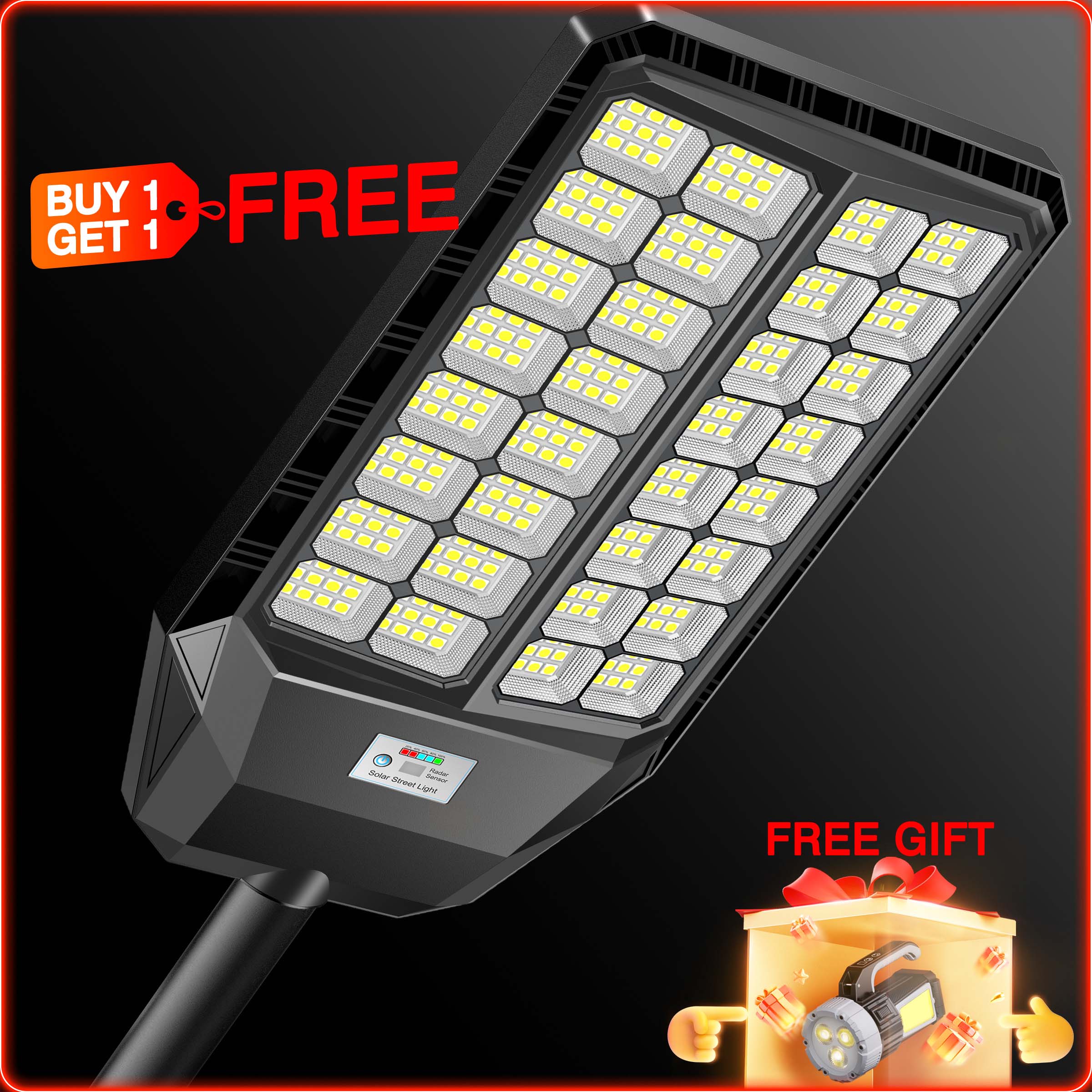 BOGO] Hykoont TW032 7000W 550000LM Solar Street Light