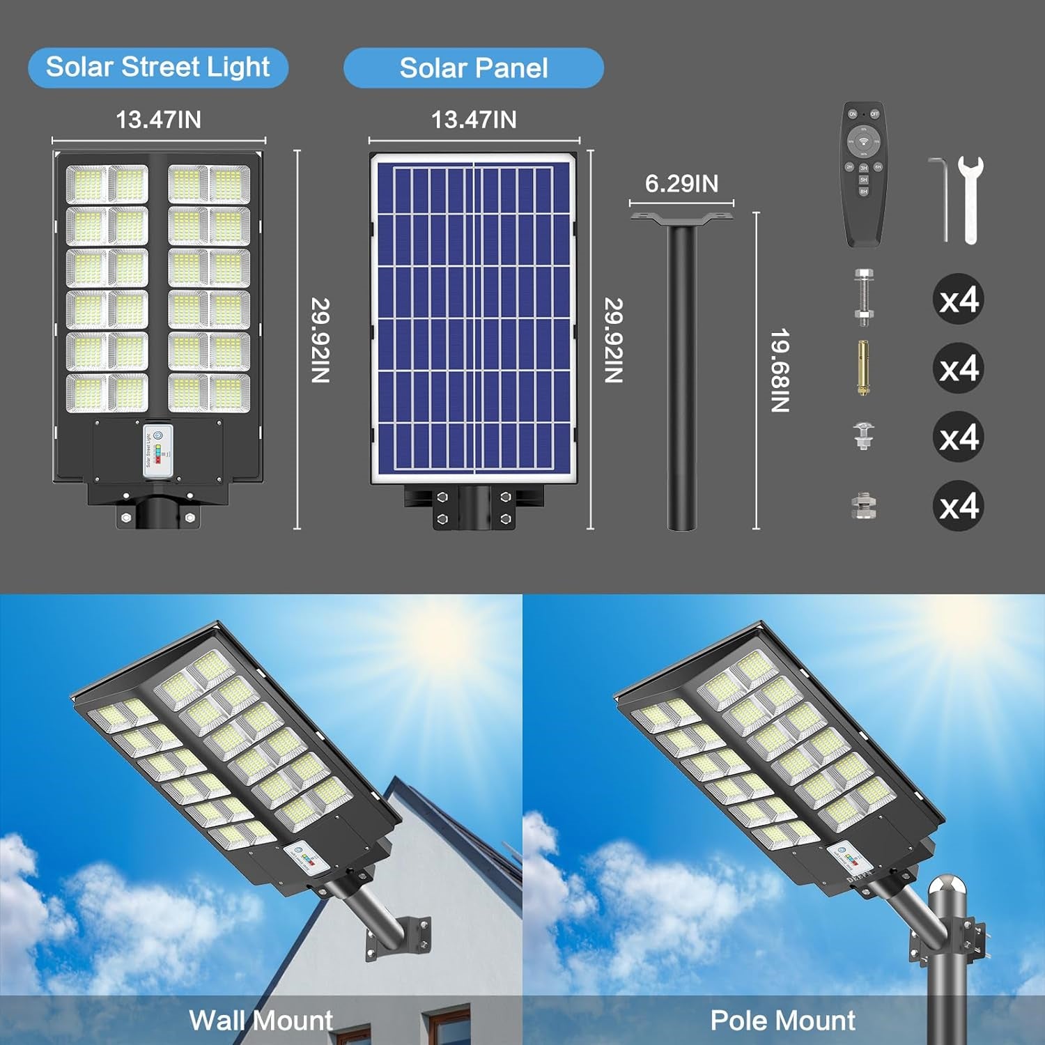 BC024 Solar Street Light 180W