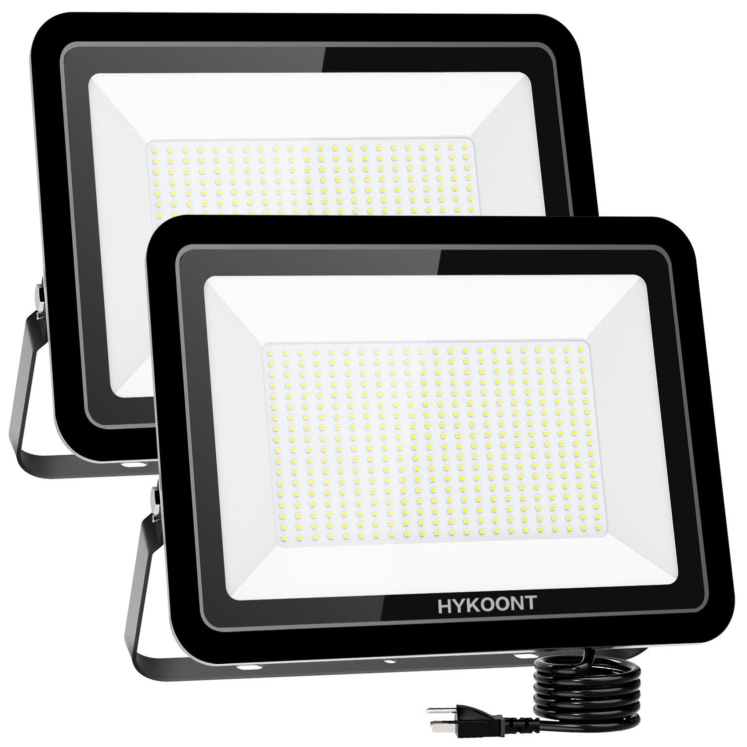 Hykoont SMD400 2 Pack 400W LED Flood Light 40000lm 5000K