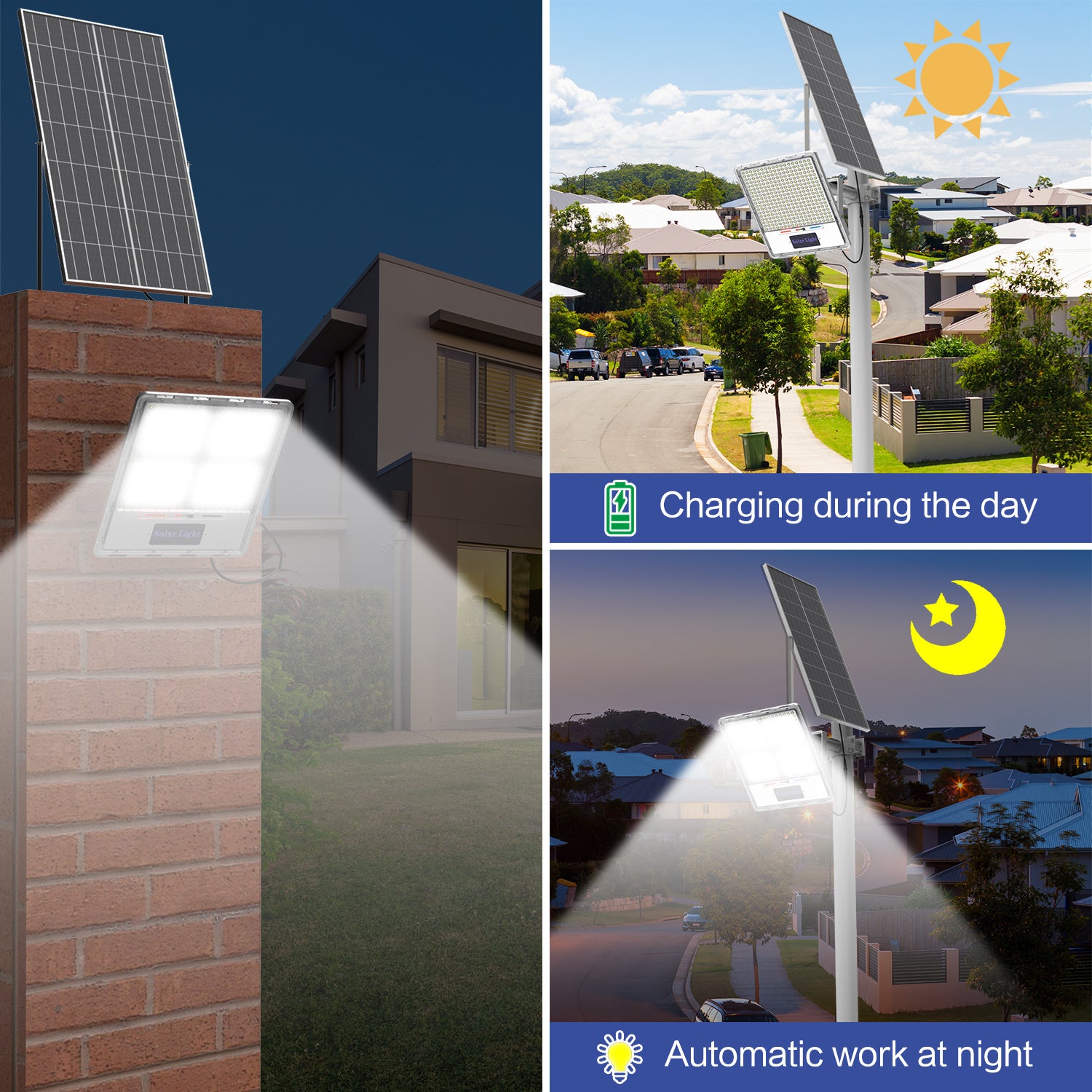 Hykoont XC930 Solar Flood Lights