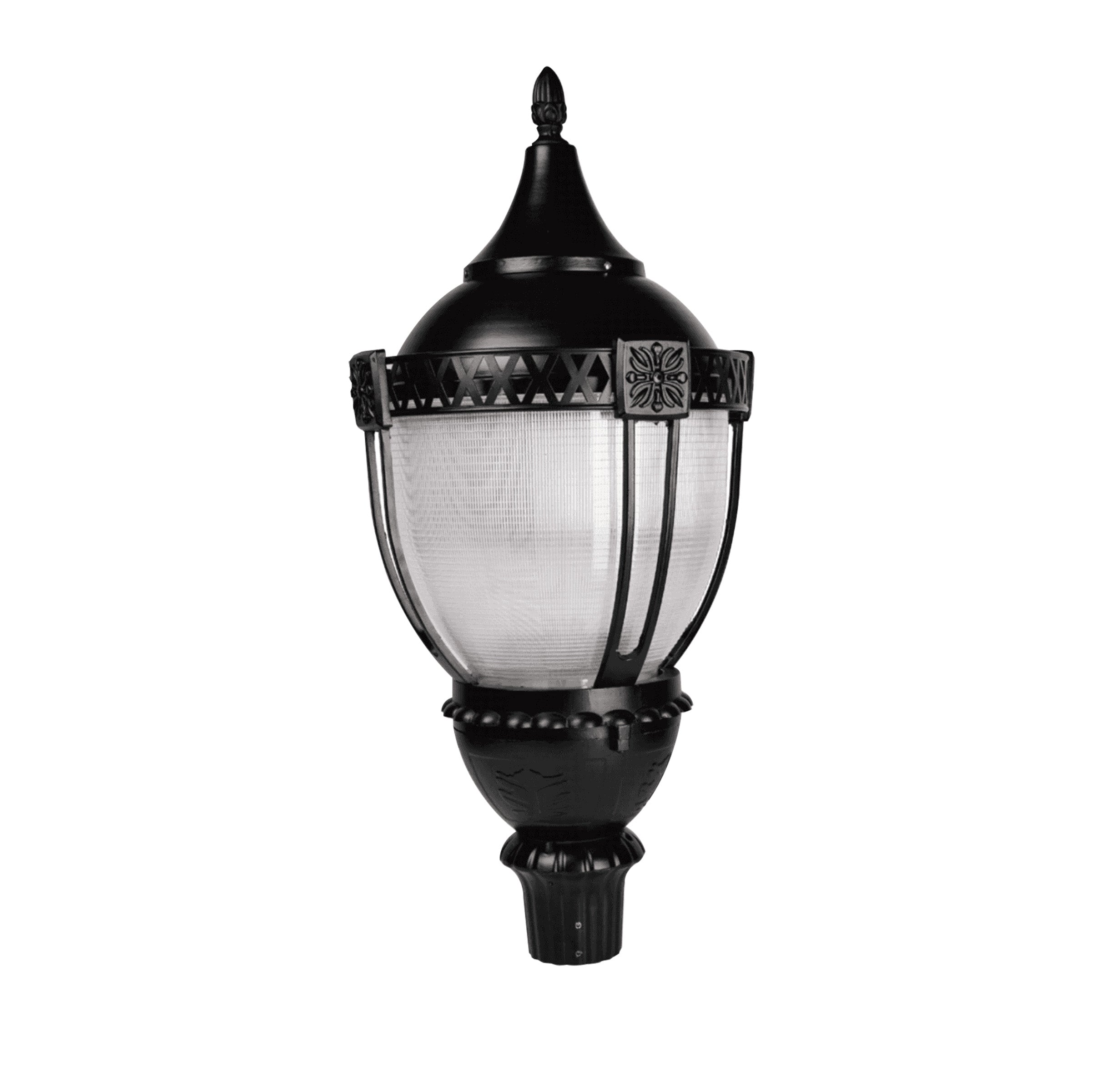 Hykoont PT03 Acorn LED Post Top Light Power Selectable with Photocell