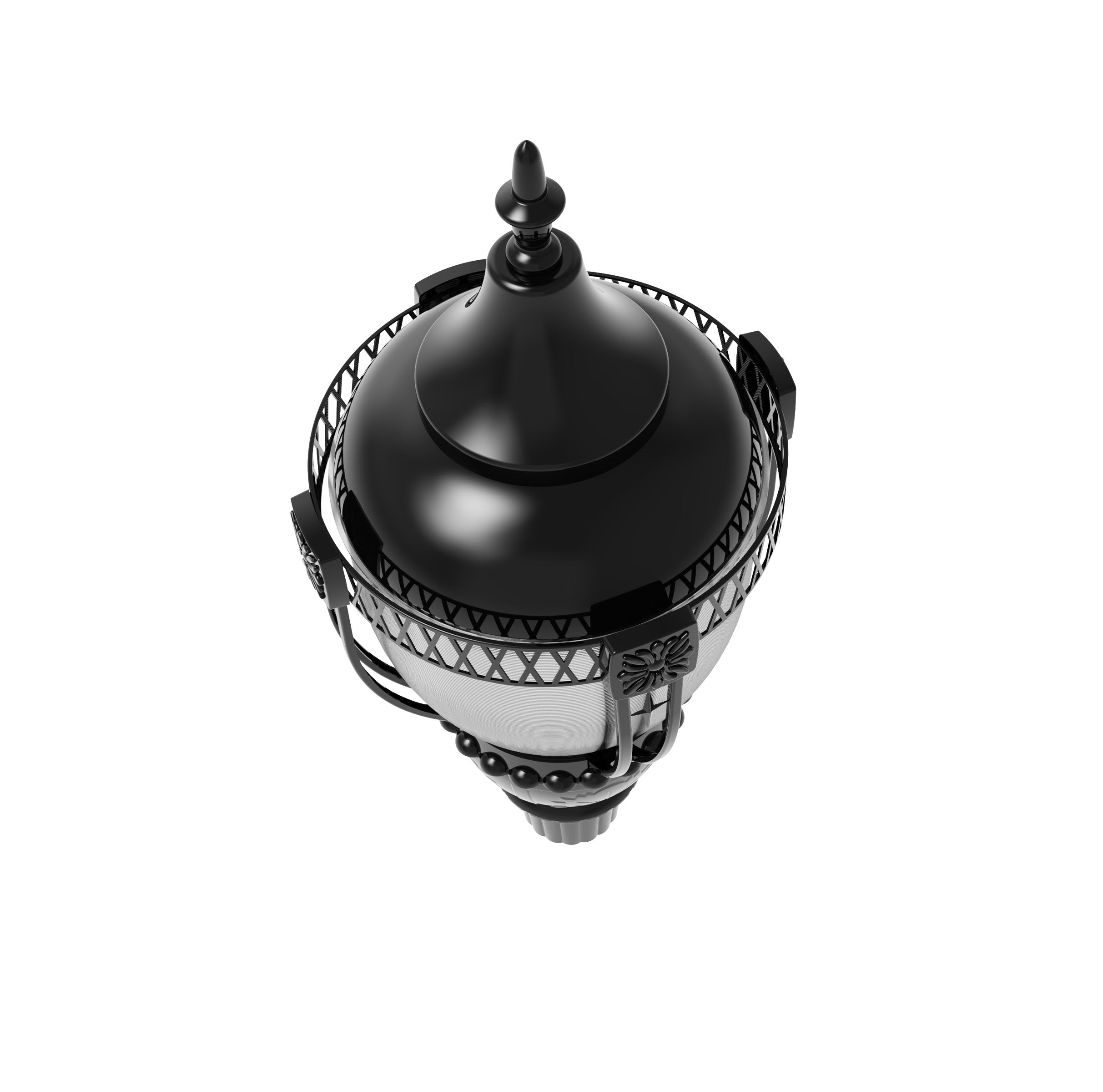 Hykoont PT03 Acorn LED Post Top Light Power Selectable with Photocell