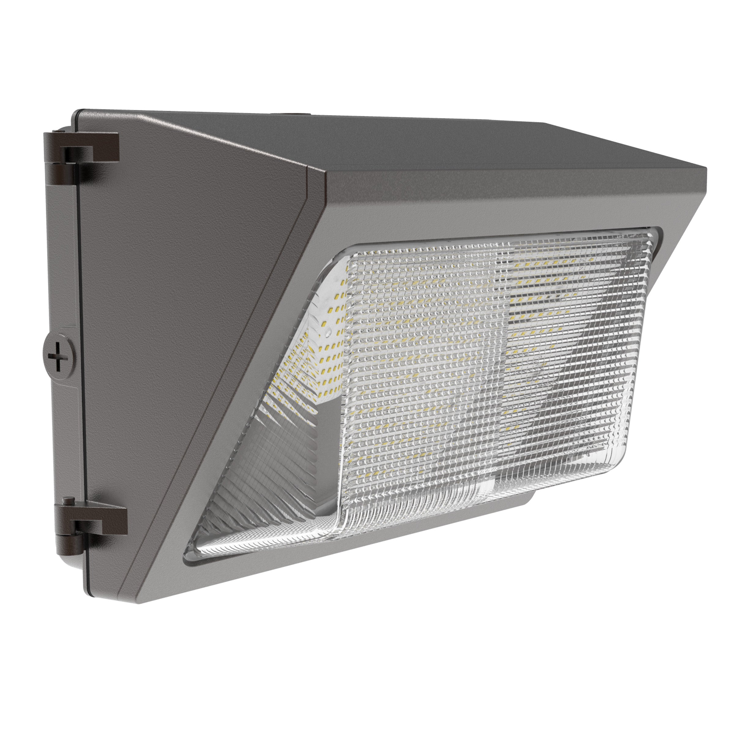 Hykoont WK04 Series Half Cut Wall Pack Light Dimmable and Selectable CCT