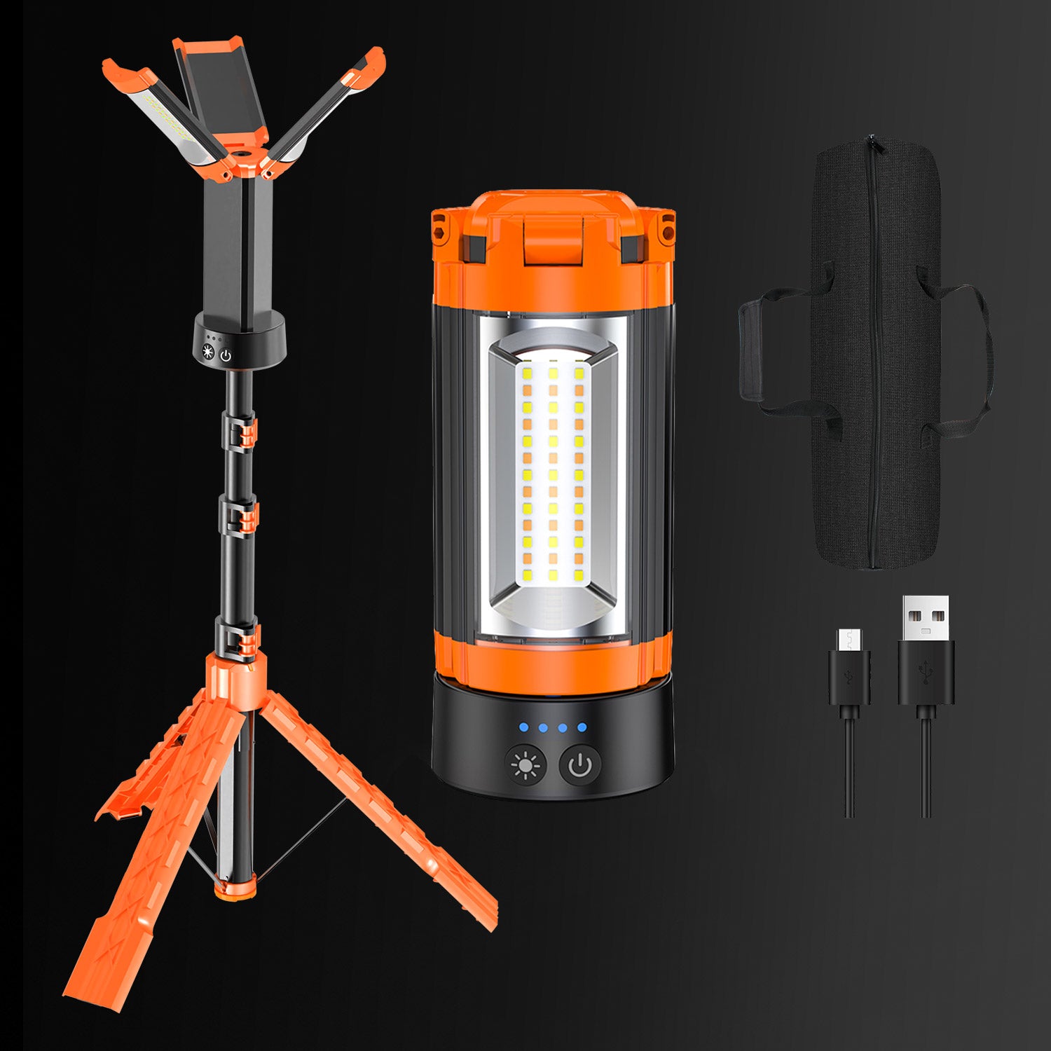 camping lights Hykoont IP66 Multifunctional Camping Light Type-C Charger