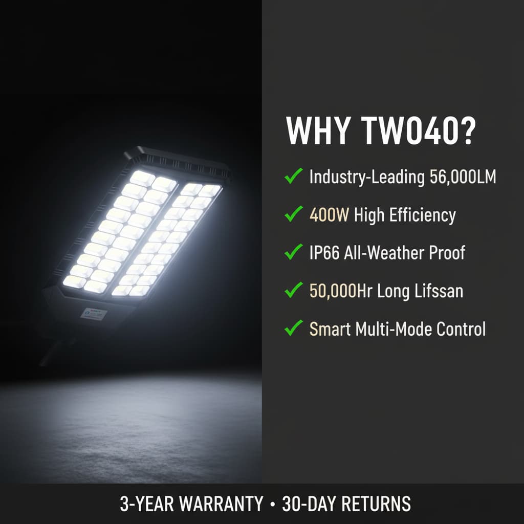 Hykoont TW040 Solar Street Light