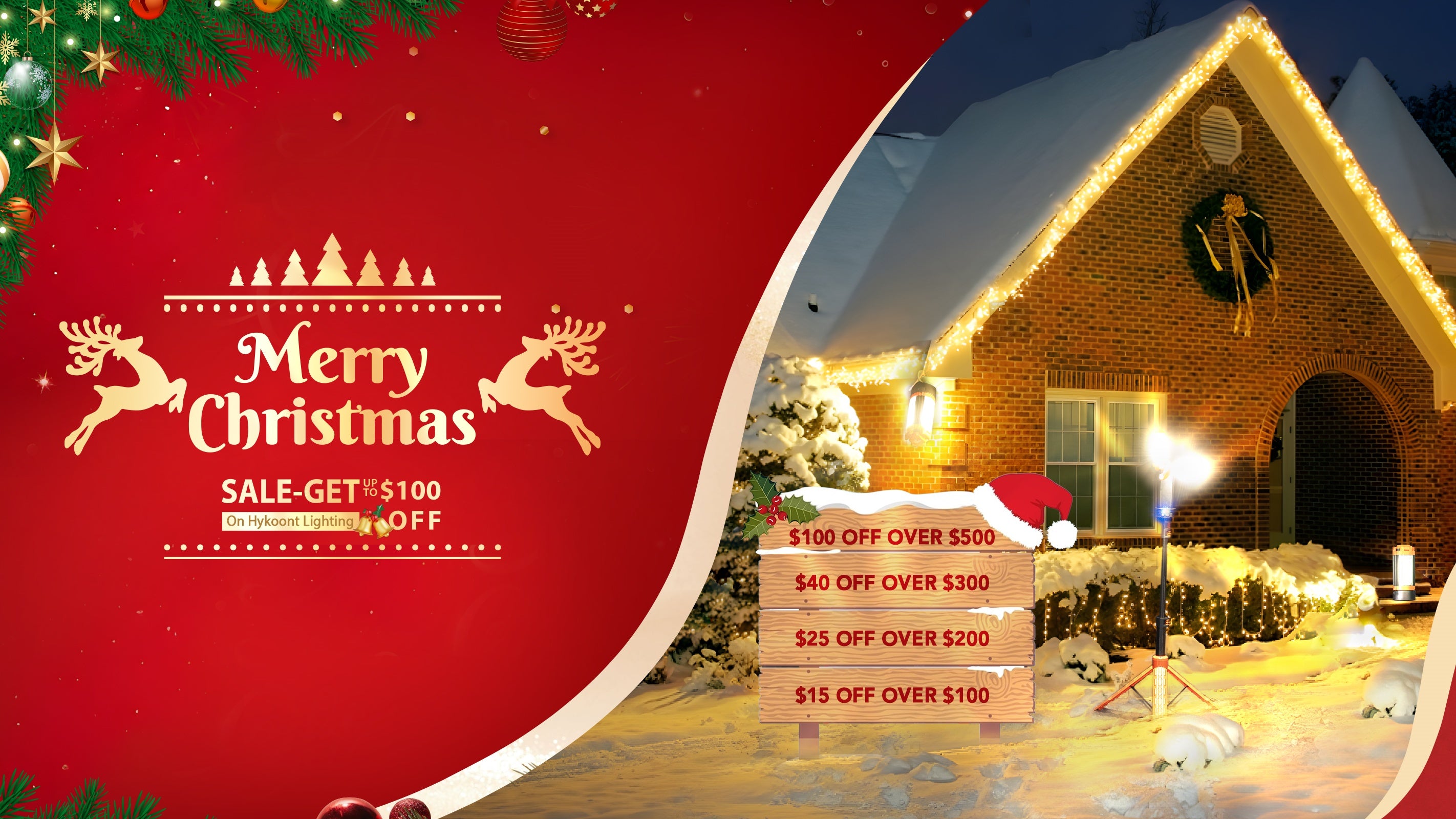 How to Make Your Home Shine with HYKOONT Christmas Lighting Deals!