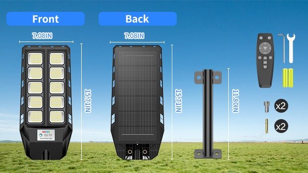 Hykoont TW001 Solar Street Light: Innovative Dual-Lamp Design for Maximum Illumination