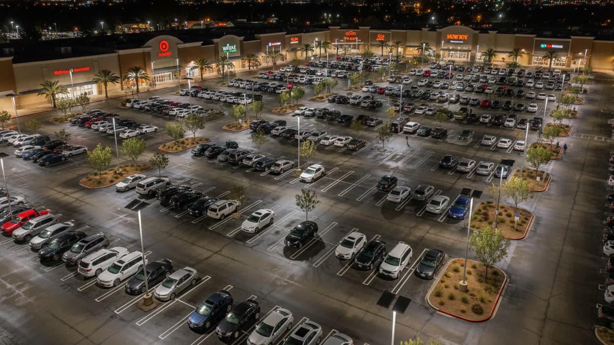 Your Parking Lot Is Costing You $400 a Month in Electricity. Here's the Solar Fix.