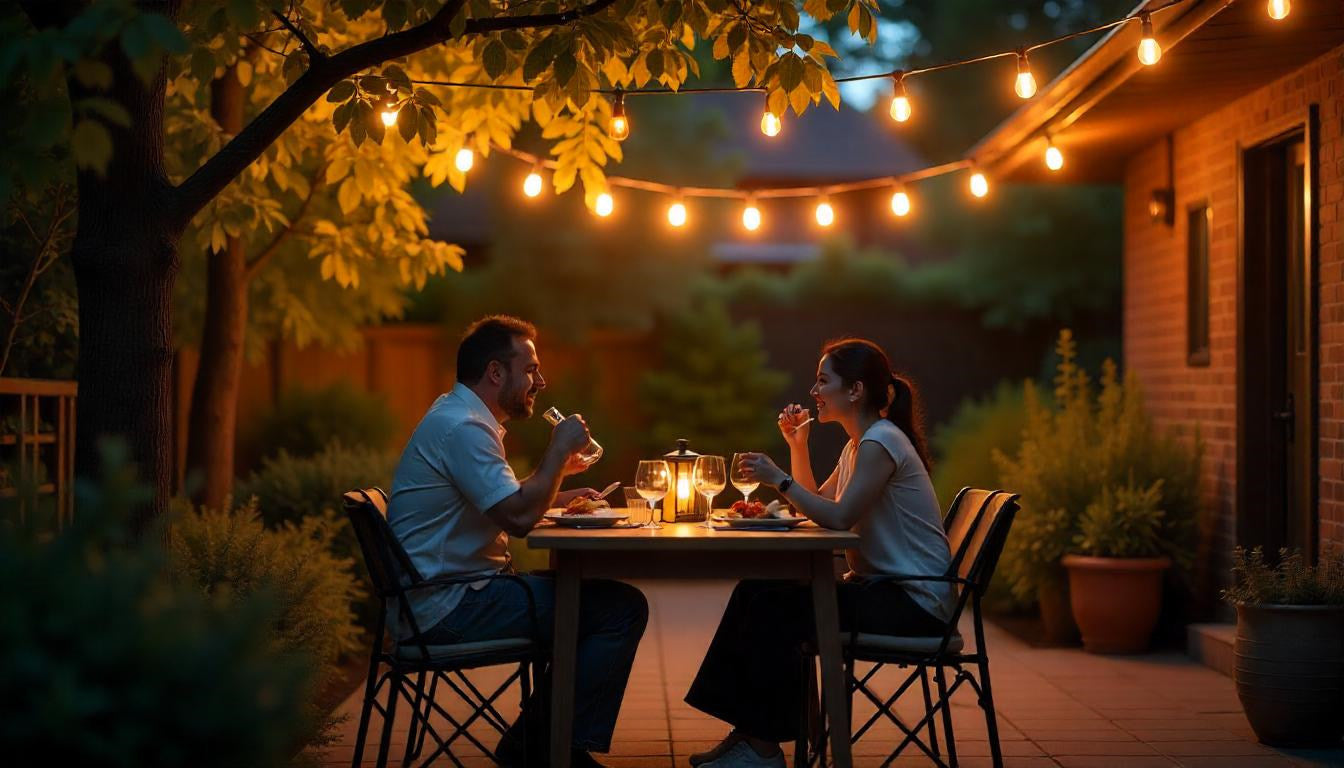 solar fence lights