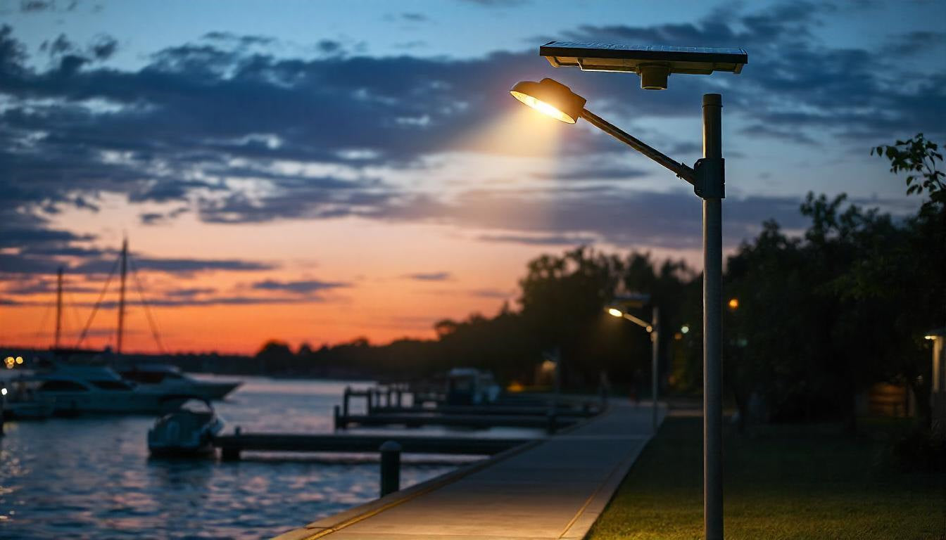 solar motion sensor light