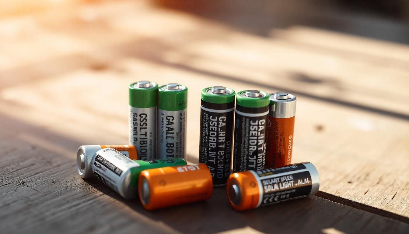 aa rechargeable batteries for solar lights