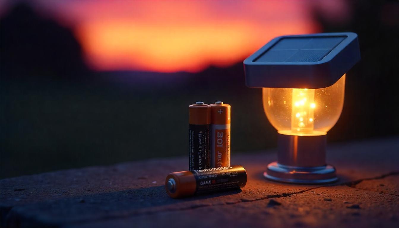 aa rechargeable batteries for solar lights