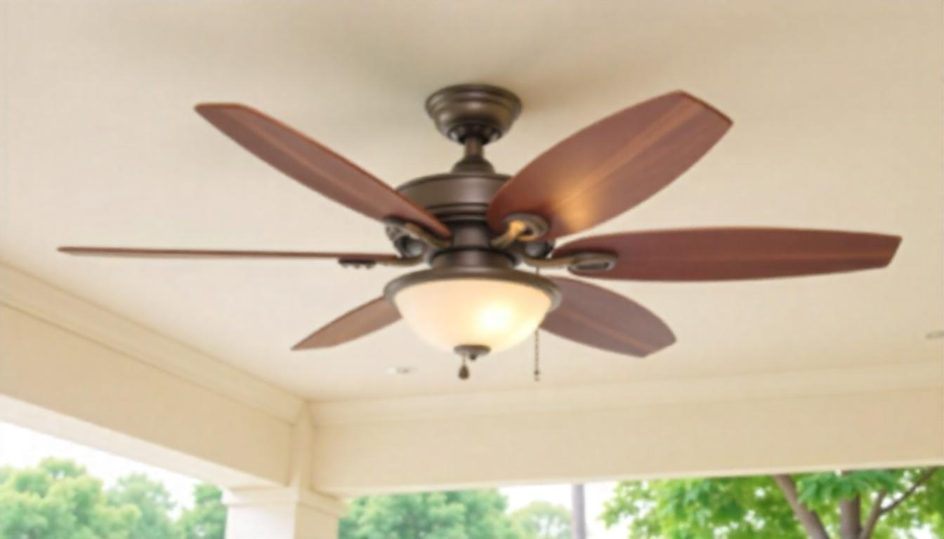 outdoor ceiling fan with light