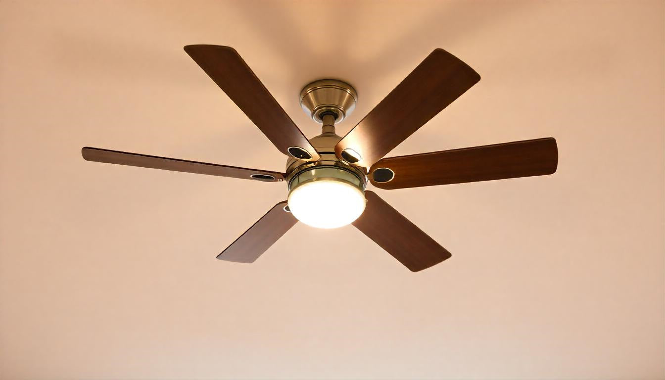 modern ceiling fan with light