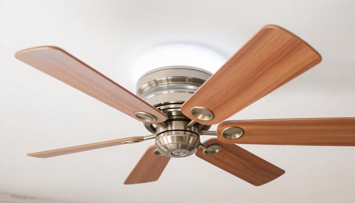 flush mount ceiling fan with light