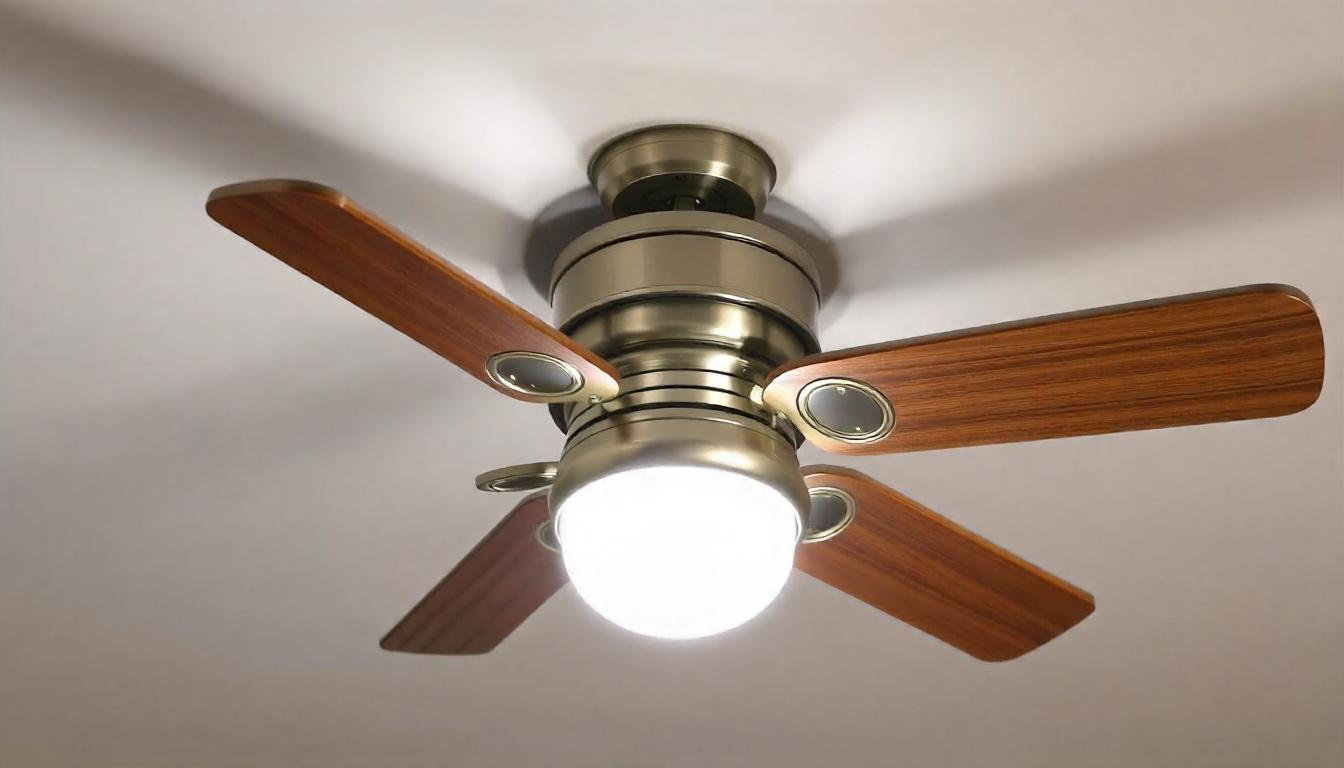 modern ceiling fan with light