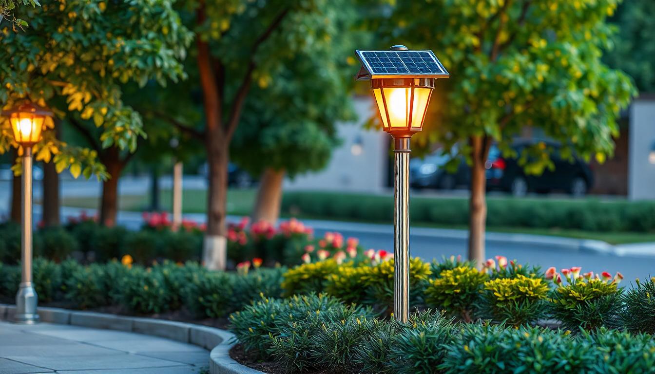 Solar Lamp Posts