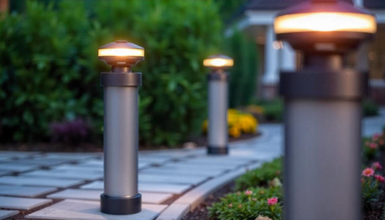 solar post lights