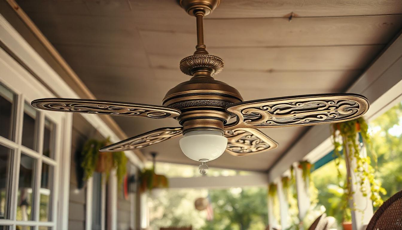 outdoor ceiling fan with light