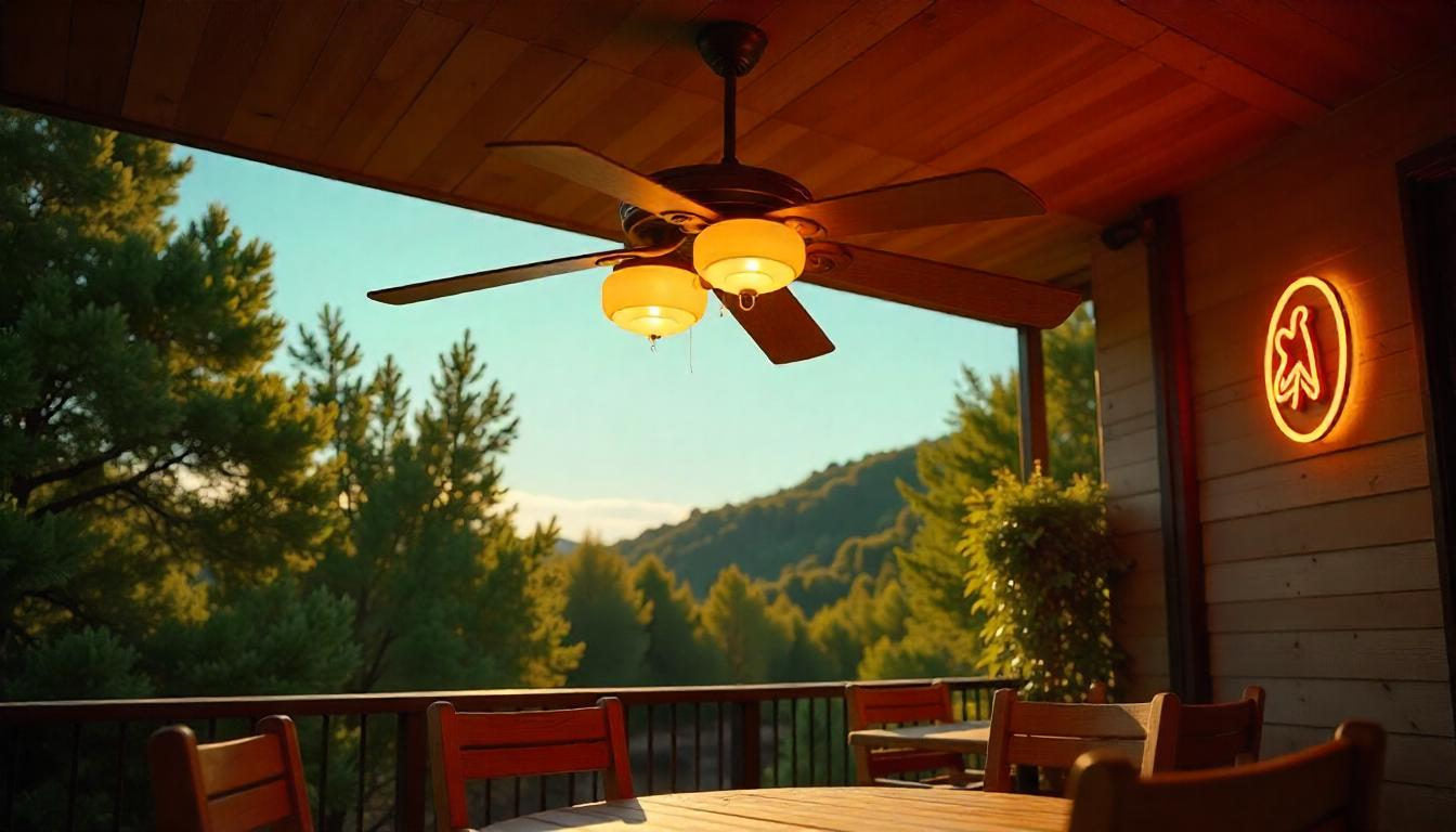 outdoor ceiling fan with light