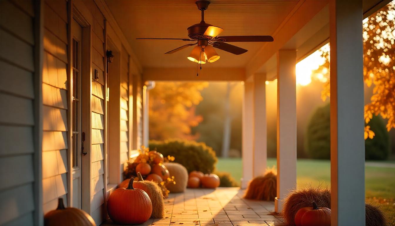 modern ceiling fan with light