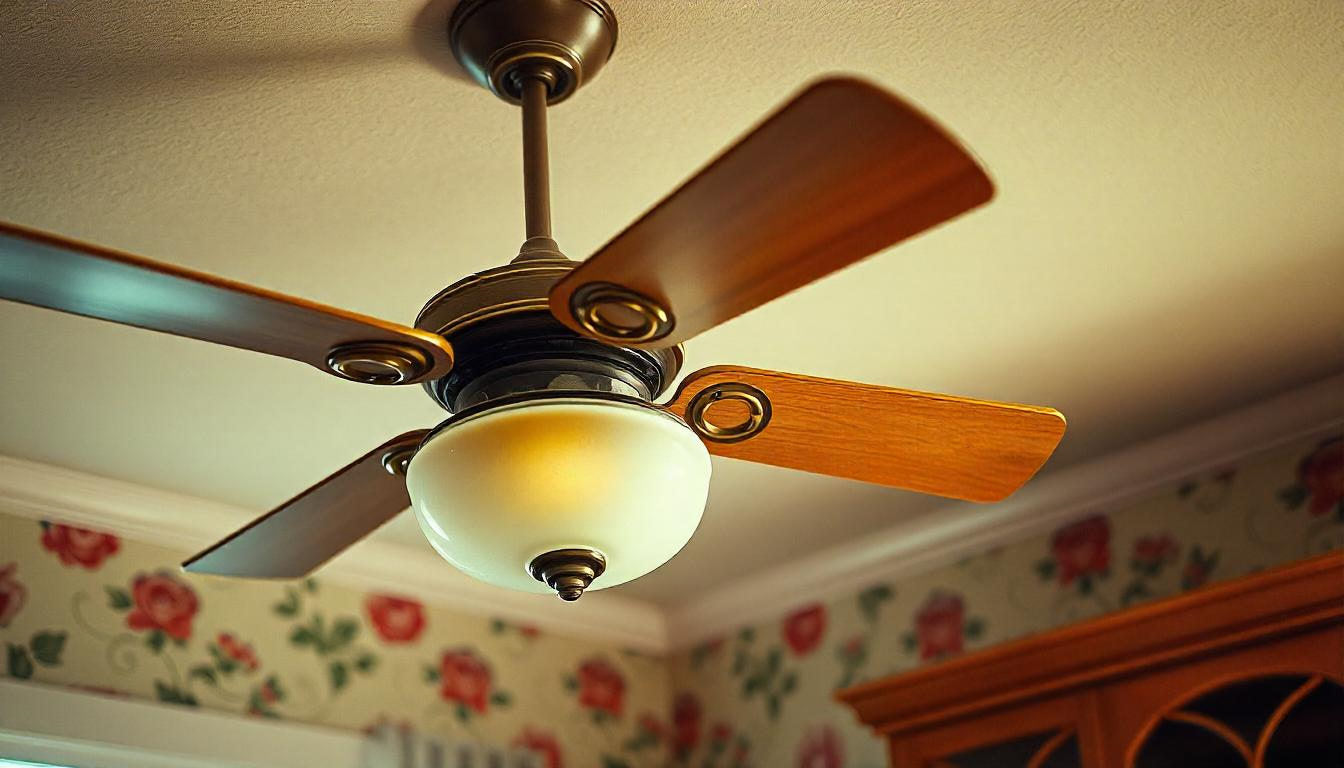 modern ceiling fan with light