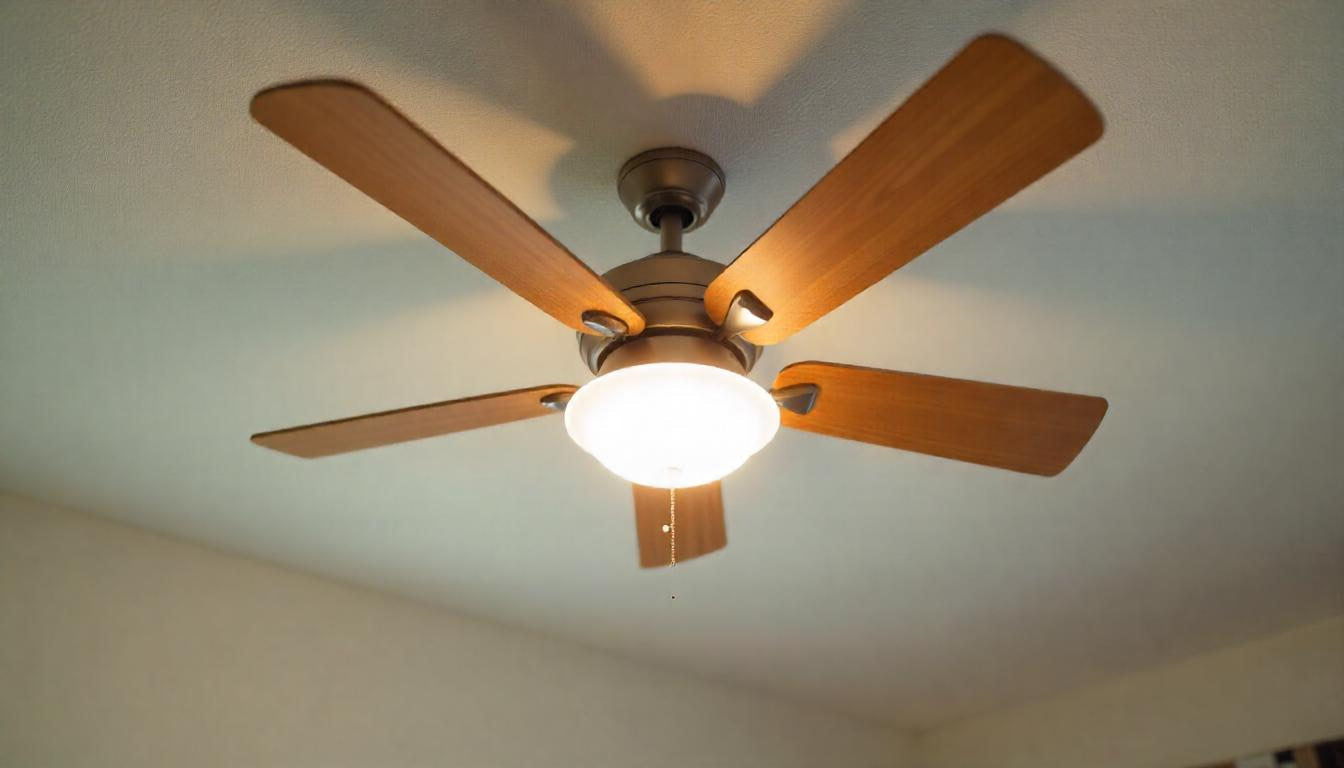 modern ceiling fan with light