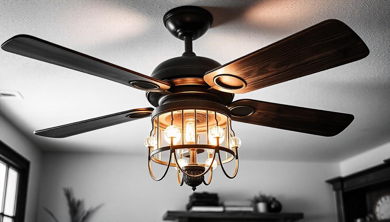 How to Choose Ceiling Fans with Lights Based on Room Size